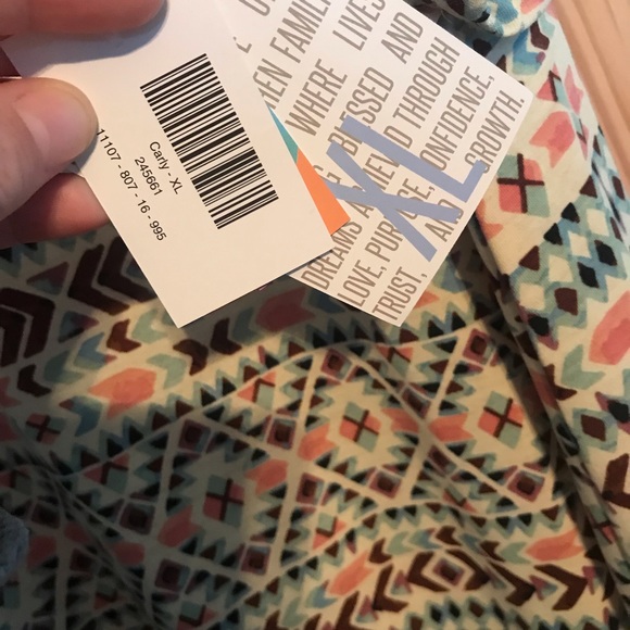 Aztec print Lularoe Carly dress - Picture 2 of 3